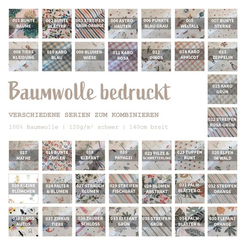 Baumwollstoff meterware - baumwollstoff,