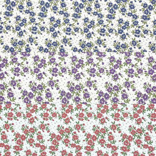 100 baumwollstoff blümchen - 100%,