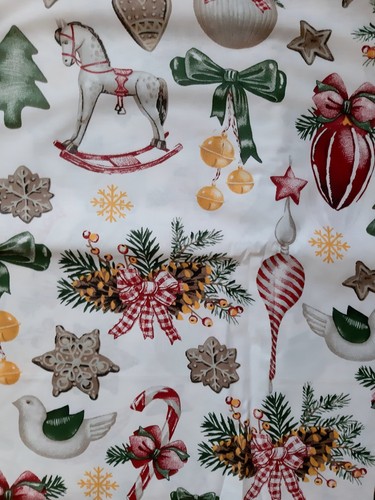 Baumwollstoff weihnachten - baumwollstoff,
